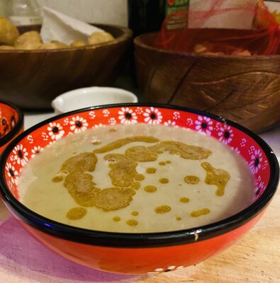 Yummy Green Lentil Soup