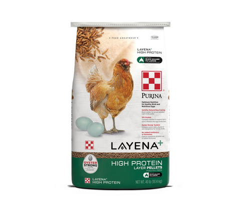 Purina Layena+ High Protein Layer Chicken Feed 40lbs