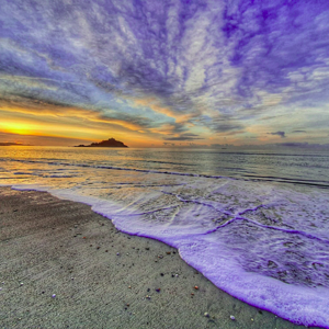 beach sunset by @ChickenMumAbi.png